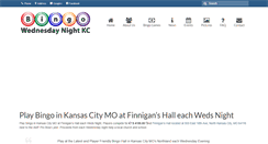 Desktop Screenshot of bingowednesdaynightkc.org